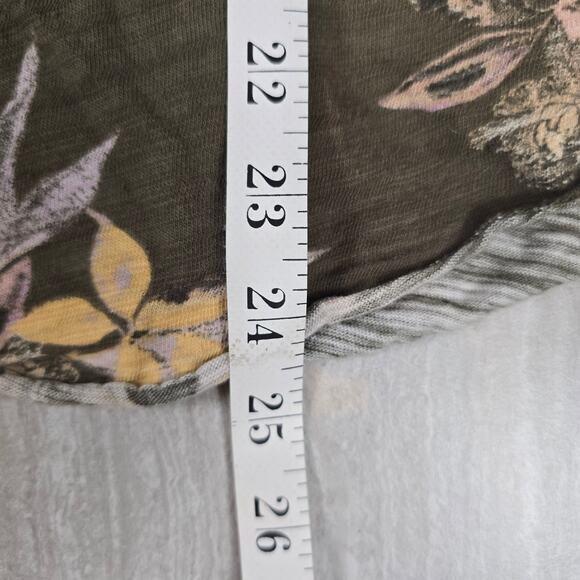 Free People We The Free Hey Girl Tank Strappy Top LG Army Combo RRP£42 - Picture 6 of 7